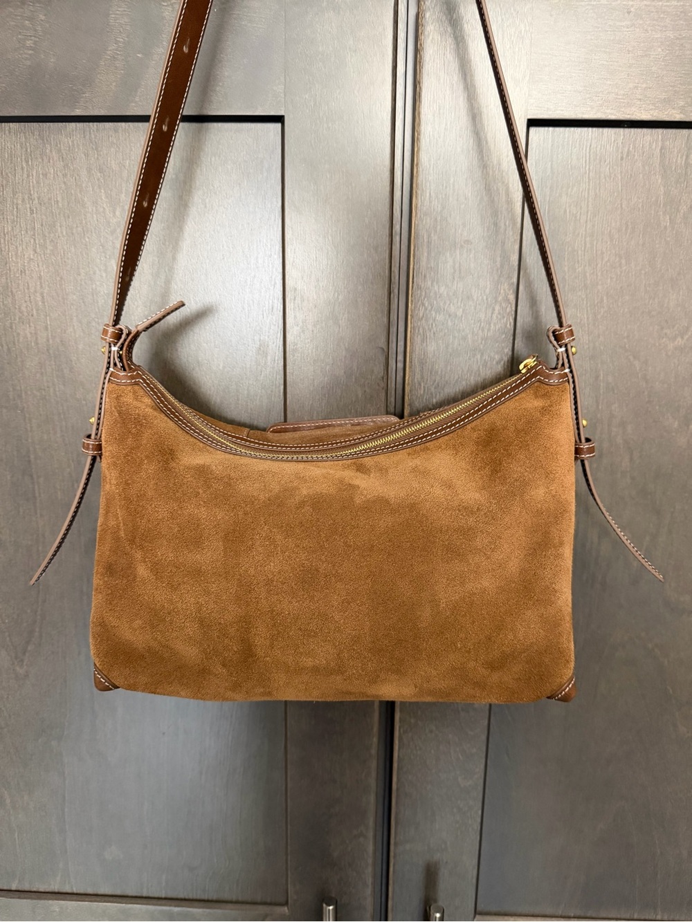 Large Yore Hobo Bag (Minimal Version) - Sandal Suede - Picture 6 of 13